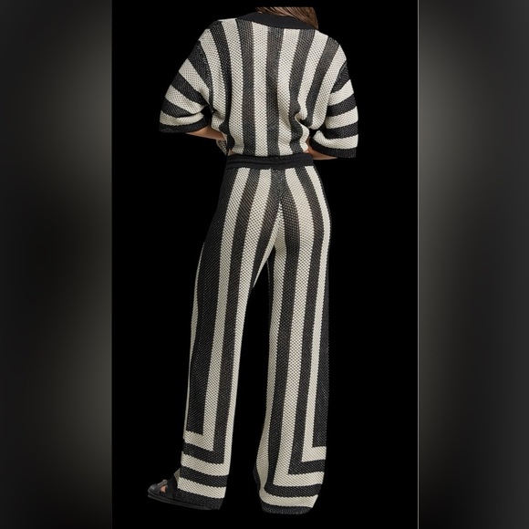 Toboggan White Label Geo  Luxury design black grey 2 piece Knit lounge  set - Picture 17 of 17